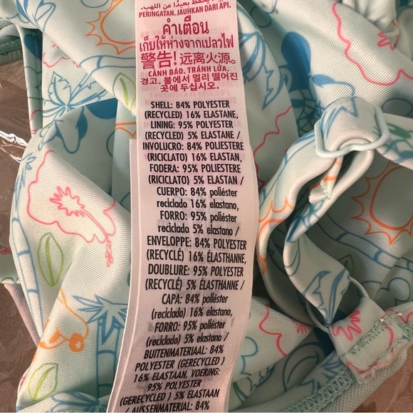 Disney Blue Mickey One Piece Swimsuit Women's S - Picture 5 of 7